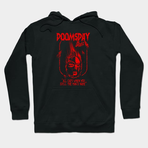 mf doom comet red Hoodie by Hoki Tross Creative